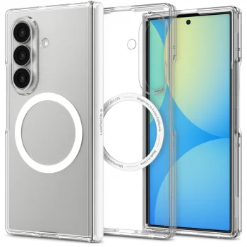 Spigen Ultra Hybrid Pro MagSafe vāciņš Samsung Galaxy Z Fold 8 Ultra, Clear White