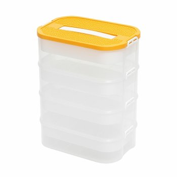 Контейнер для хранения конструктора 4 яруса органайзер,...