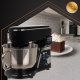Ruhhy 00025728 Food Processor with Heated Bowl and Blender, 2000W, Black