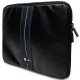 Чехол BMW Carbon & Blue Stripe для ноутбука 16\", черный