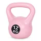 Kettlebell hantele 12 kg ModernHome spēka treniņiem, rozā