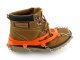 Ice Cleats for Shoes and Boots, Anti-Slip Traction Grips for Hiking, 36-40, Orange