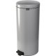 Brabantia NewIcon atkritumu tvertne ar pedāli, 30L, Soft Grey