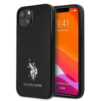 Apple iPhone 13 mini 5.4'' US Polo Horses Logo Case Cover (USHCP13SUMHK), Black | Чехол Кейс Бампер...