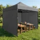 Сменный тент для садового шатра 3x3 м MultiGarden 420D PVC, серый