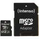 microSDXC atmiņas karte Intenso Performance 512GB Class 10 UHS-I U1 ar SD adapteri