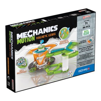 GEOMAG GEO-767 Konstruktors Magnētiskie Celtniecības Bloki Zobrati, 96 gab | Constructor Magnetic Building Blocks...