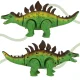 Tālvadības dinozaurs - RC Stegosaurus - staigā, spīd un rūc l Remote-controlled dinosaur - RC Stegosaurus - walks,...