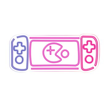 Неоновая вывеска Игровая Консоль LED FPNE27 Forever Light, многоцветная