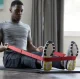 4Fizjo Power Band pretestības gumija, 6-10 kg, sarkana