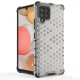 Vāciņš Samsung Galaxy A42 5G Honeycomb Case ar TPU apmali, caurspīdīgs
