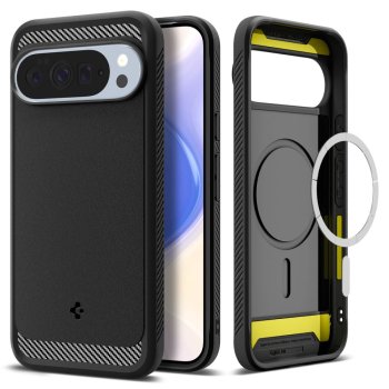 Spigen Rugged Armor Mag MagSafe vāciņš Google Pixel 10 Pro XL — matēti melns | Phone Case Cover
