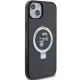 Karl Lagerfeld iPhone 15 vāciņš Ring Stand Karl&Choupette MagSafe, melns