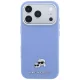 Чехол Karl Lagerfeld для iPhone 18 Pro / 17 Pro Grained Heads Metal MagSafe, синий