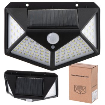 Светодиодный светильник на солнечной батарее со 100 LED и...