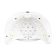 Glow S1 Dual Led UV Nail Lamp 168W, White / Gold