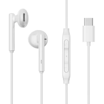 Joyroom JR-EC05 USB-C austiņas, baltas