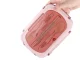 Lunch Box with Compartments and Cutlery, Pink