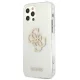 Guess iPhone 12 Pro Max vāciņš Glitter 4G Big Logo, caurspīdīgs