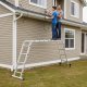 ModernHome 4x4 Multi-Purpose Aluminum Folding Ladder Articulated 330 lbs Capacity