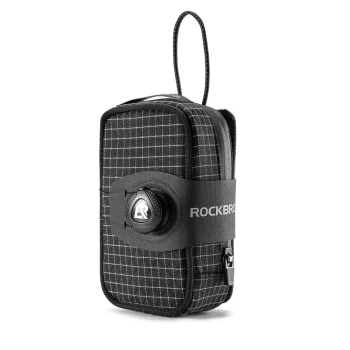 Rockbros P010 velosipēda zemsegla soma ar pudeles turētāju, melna