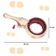 Bērnu adīšanas komplekts \"Izdari pats!\" + adāmmašīna, balts l Children\'s DIY knitting kit + knitting machine