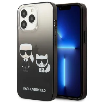 Чехол Karl Lagerfeld Gradient Ikonik Karl&Choupette для iPhone 13 Pro / 13