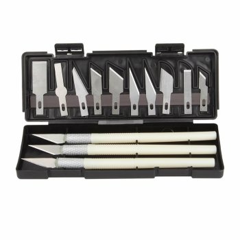 Precision Modeling Scalpel Set with 13 Blades