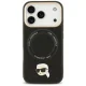 Karl Lagerfeld Big Strap Karl Metal Logo MagSafe vāciņš iPhone 17 Pro – melns | Phone Case Cover