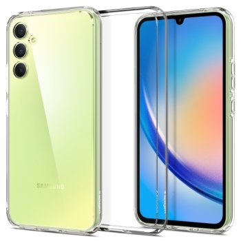 Samsung Galaxy A34 (SM-A346) Spigen Ultra Hybrid Case Cover, Crystal Clear | Telefona Vāciņš Maciņš Maks Apvalks...