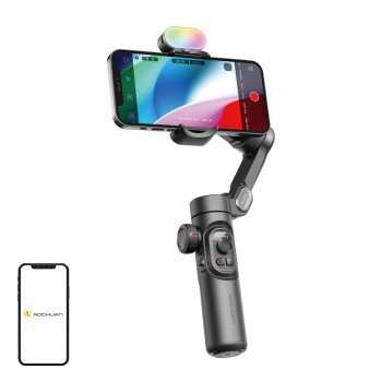 Aochuan Smart XE 3-Axis Gimbal with RGB Lighting, Black
