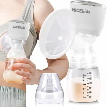 NICEkids S059 trīsfāžu elektriskais piena sūknis, balts