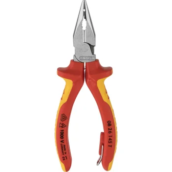 KNIPEX 08 26 145 T Needle-Nose Combination Pliers, 145 mm