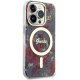 Guess iPhone 14 Pro vāciņš IML Flower MagSafe, haki