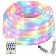 Elastīga RGBic neona LED lentiņa 5m USB ar Bluetooth lietotni un pulti