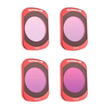 Комплект ND-фильтров Sunnylife для Osmo Pocket 4 / 3 (ND8, ND16, ND32, ND64)