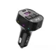 FM modulators XO BCC17 ar 30W auto lādētāju, Bluetooth, USB-C kabelis, melns