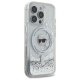 Apple iPhone 16 Pro Max 6.9\'\' Karl Lagerfeld Liquid Glitter Karl Head Magsafe Cover Case, Transparent