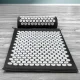 Akupresūras akupunktūras paklājs masāžas adatu paklājiņš + spilvens komplekts 65 x 40cm, melns | Kuznecova...
