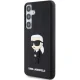 Karl Lagerfeld Samsung Galaxy S24 Plus vāciņš 3D Rubber Ikonik, melns