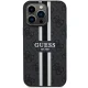 Guess iPhone 13 / 13 Pro vāciņš 4G Printed Stripes MagSafe, melns