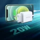 Ugreen USB lādētājs Power Delivery 3.0 Quick Charge 4.0+ 20W 3A balts (60450)