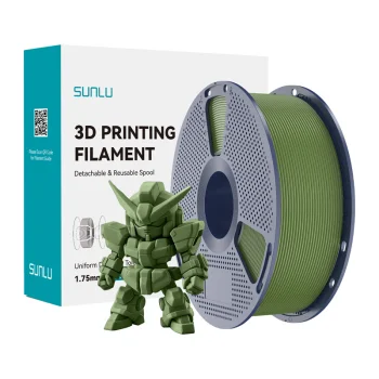 Филамент Sunlu PLA+ 2.0 для 3D-принтера 1.75мм, оливковый