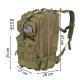 Trizand Military Backpack XL 35L, Green