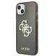 Guess iPhone 13 mini vāciņš Glitter 4G Big Logo, melns