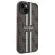 Apple iPhone 14 6.1\'\' Guess 4G Printed Stripes MagSafe Case Cover, Brown | Telefona Maciņš Vāks Apvalks Bampers