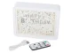 3D Paper Cutout Night Light with RGB LED, Remote & Touch Control, White