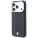 Чехол BMW Sign Centered Deboss MagSafe для iPhone 17 Pro / 18 Pro, серый