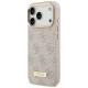 Guess 4G Logo Plate MagSafe vāciņš iPhone 17 Pro, rozā