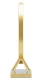 Grima spogulis ar LED apgaismojumu Humanas HS-HM04 40 cm, zelts
